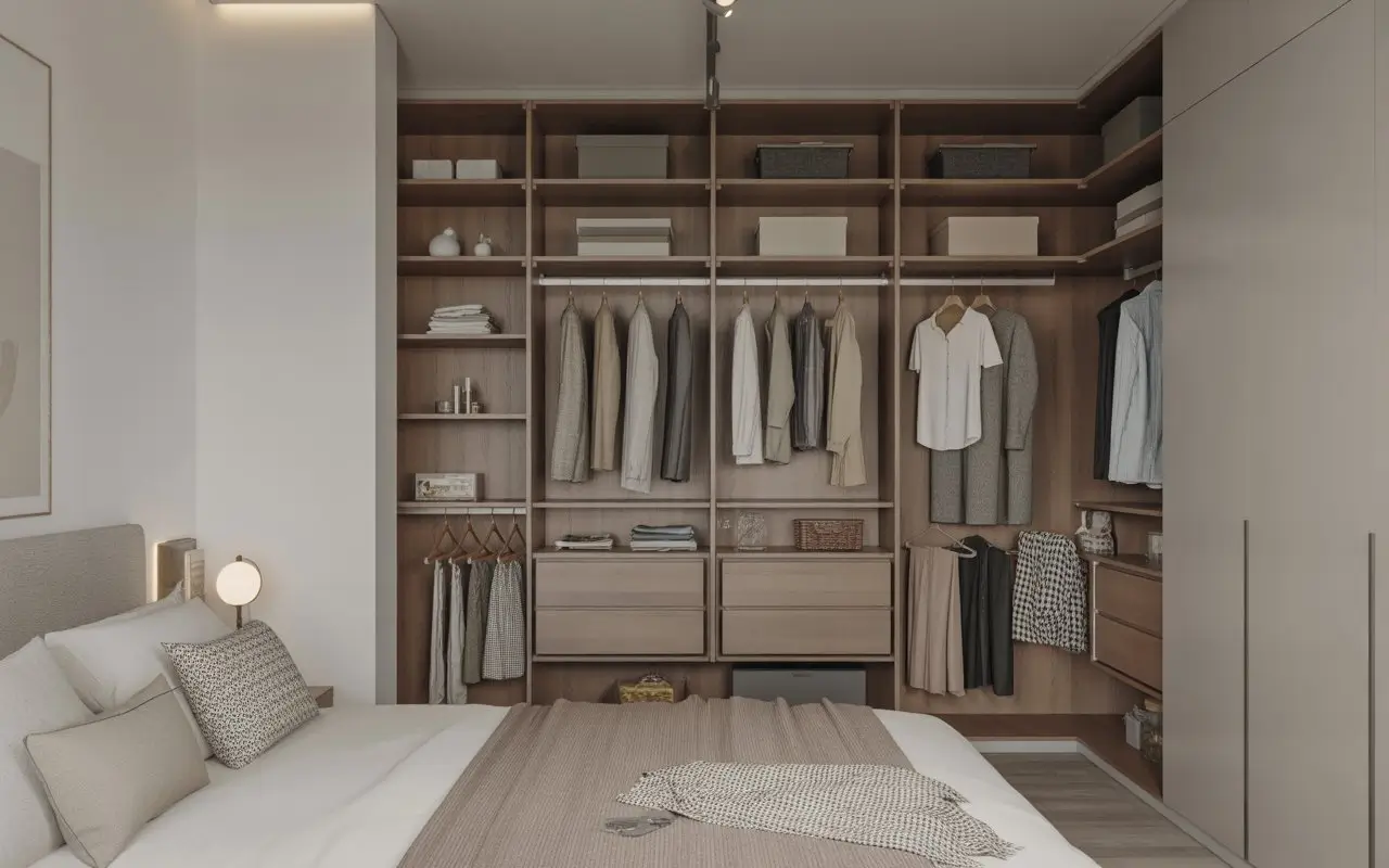 Dressing Sur Mesure dans une Petite Chambre